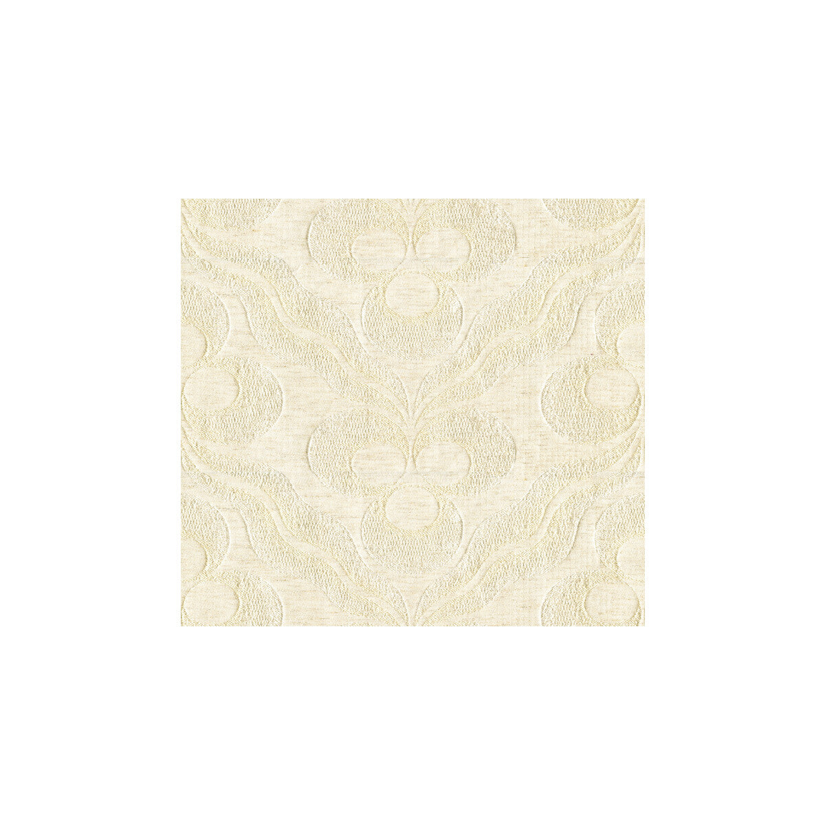 KRAVET COUTURE 30175.1.0 TOPKAPI SPOT BLANC Fabric - Eade's Wallpaper