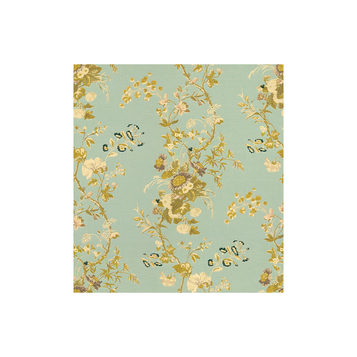 KRAVET COUTURE 30739.1615.0 SUMMER PALACE MINERAL Fabric - Eade's Wallpaper