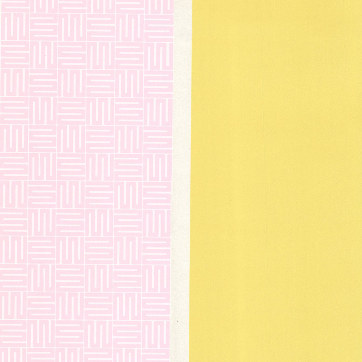 Eijffinger 310814 Yellow Geo Square Stripe Wallpaper