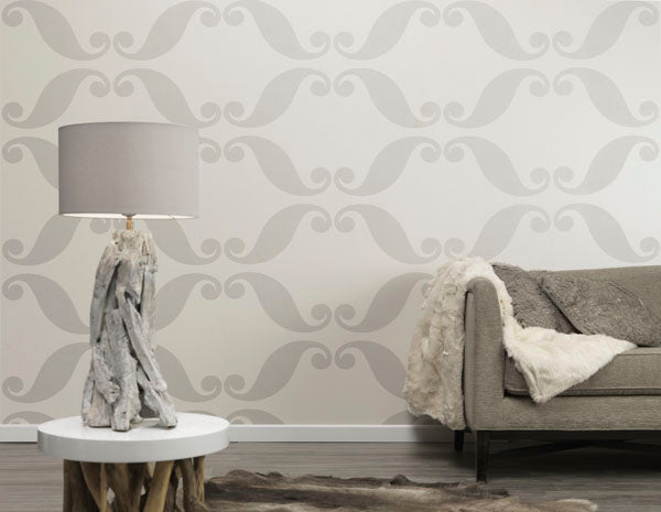 Eijffinger 310870 Neutral Moustache Wallpaper