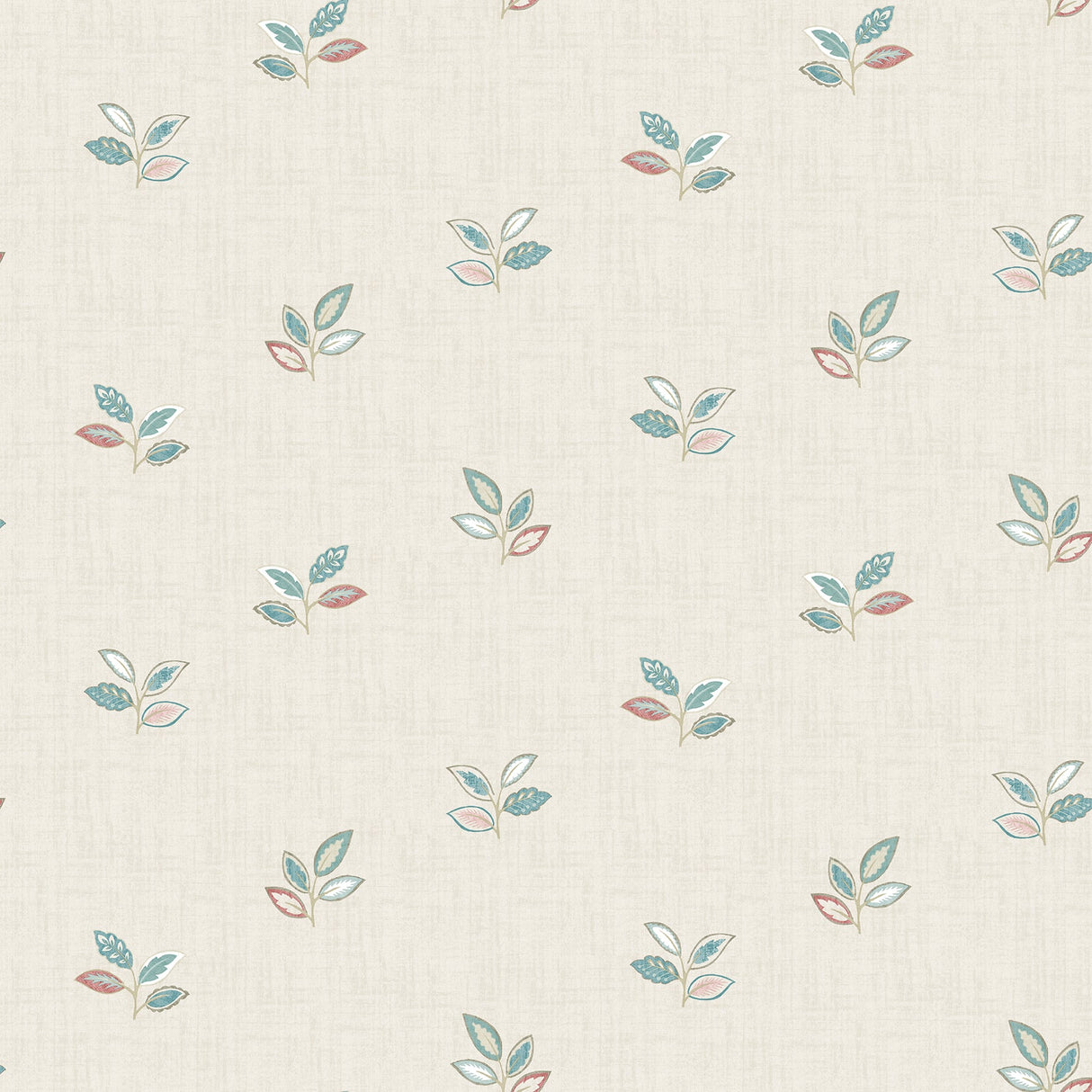 Chesapeake 3112-002738 Leigh Coral Leaf Wallpaper