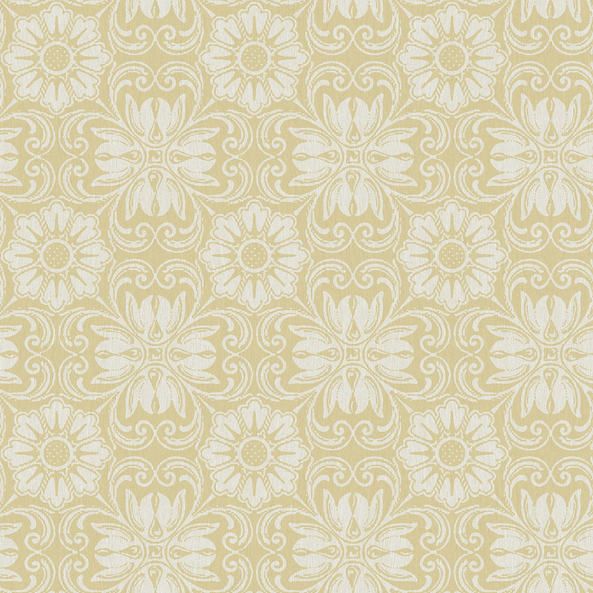 Chesapeake 3112-002748 Hessle Yellow Floral Wallpaper