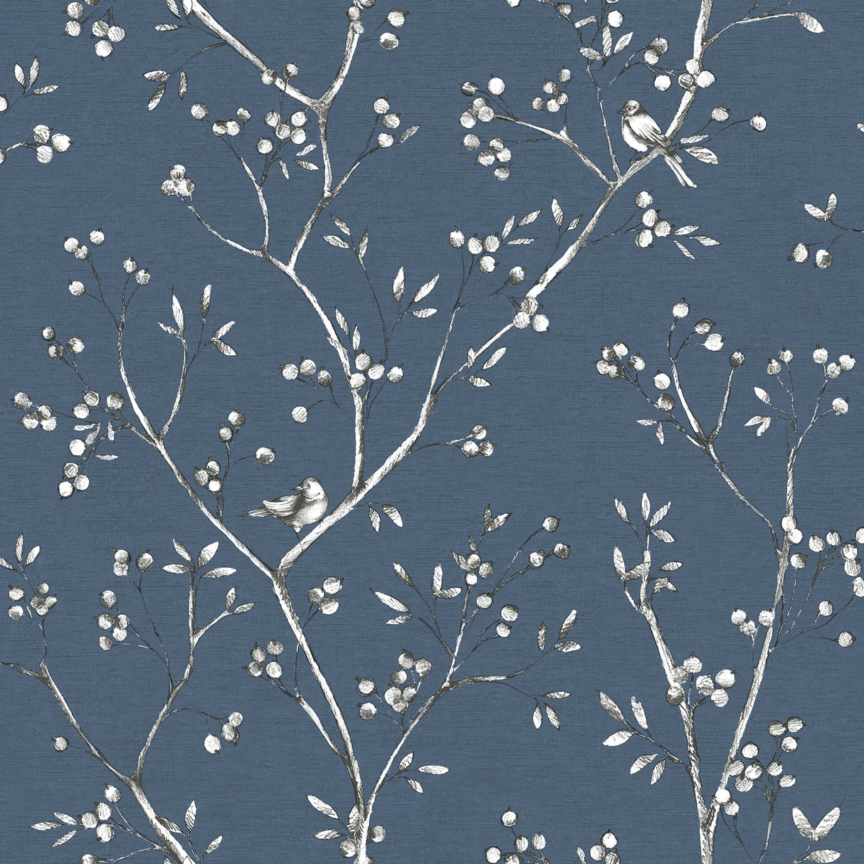 Chesapeake 3112-002753 Tadley Blue Branch Wallpaper