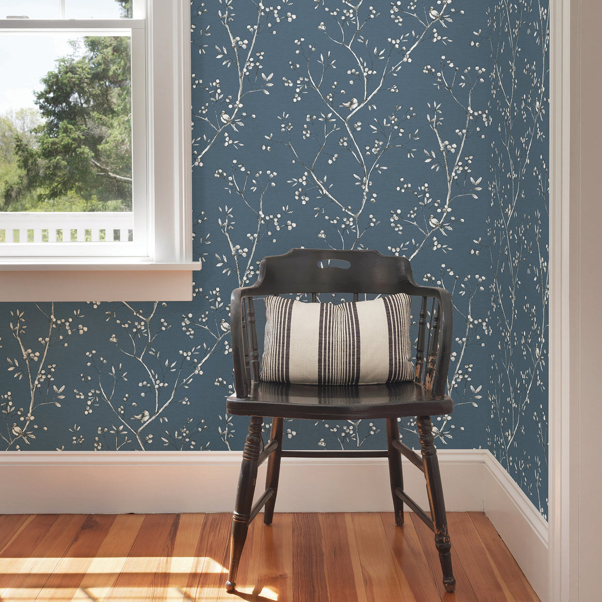 Chesapeake 3112-002753 Tadley Blue Branch Wallpaper