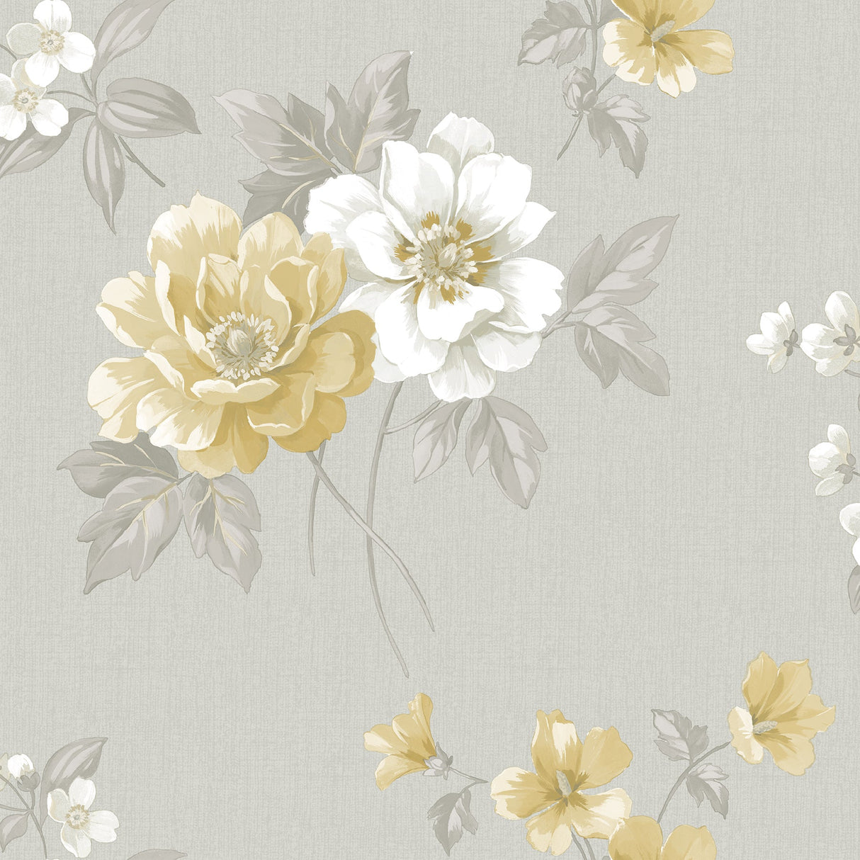 Chesapeake 3112-002758 Keighley Grey Floral Wallpaper