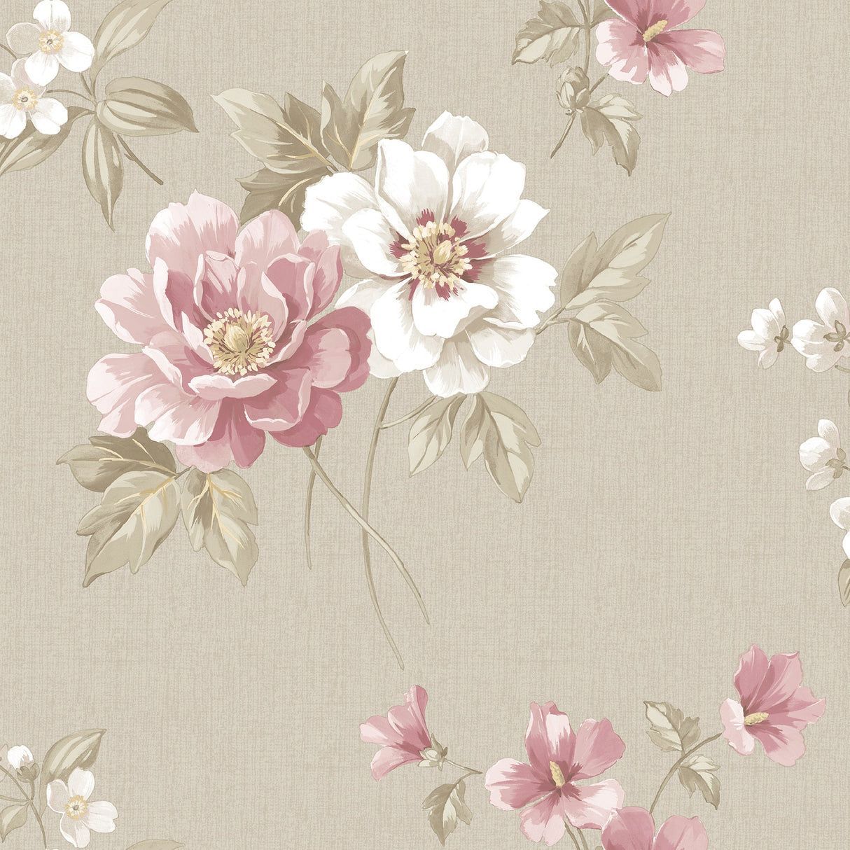 Chesapeake 3112-002759 Keighley Pink Floral Wallpaper