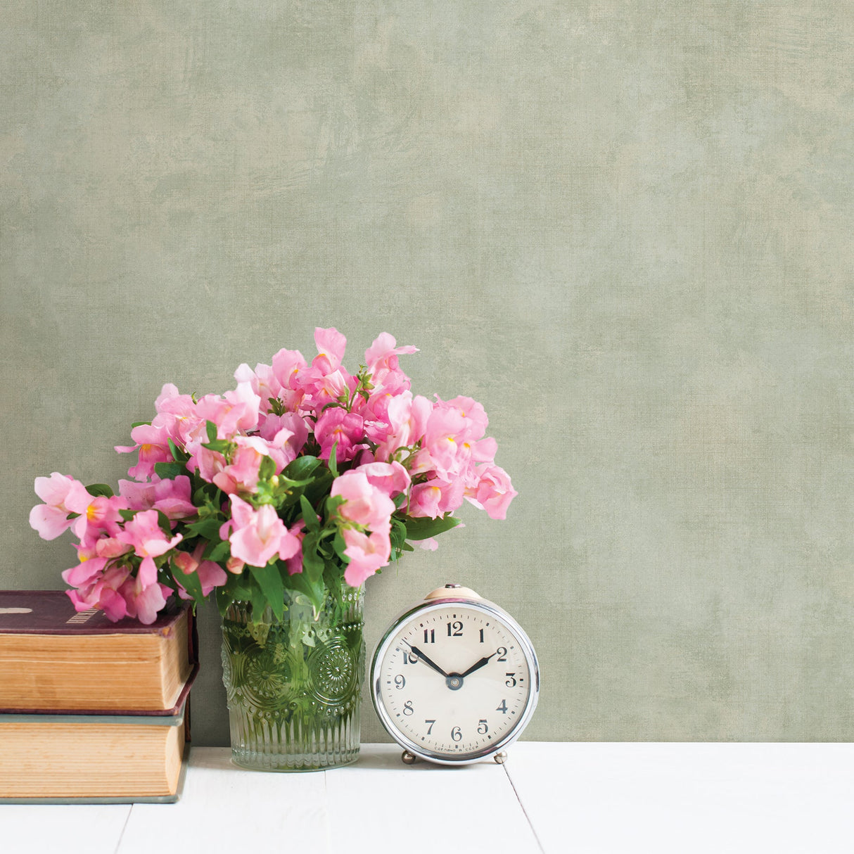 Chesapeake 3112-002764 Crawley Aqua Texture Wallpaper