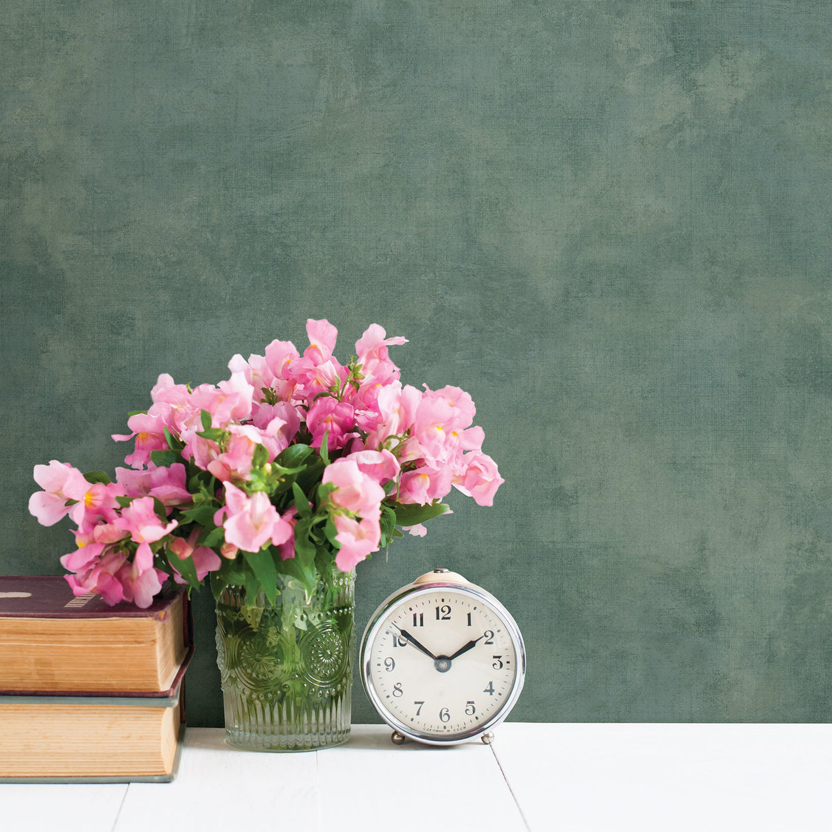 Chesapeake 3112-002769 Crawley Teal Texture Wallpaper