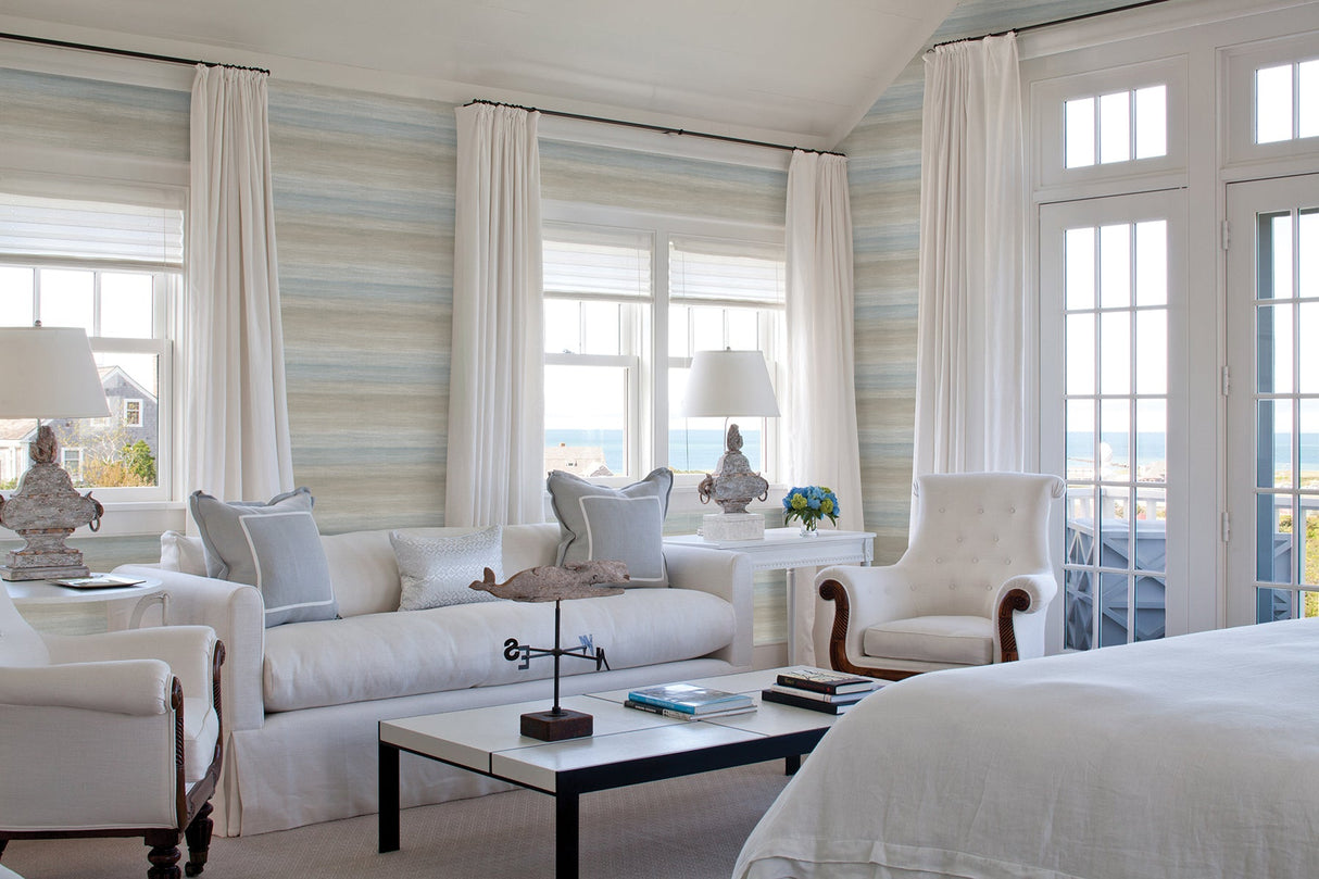 Chesapeake 3113-010338 Ombrello Beige Stripe Wallpaper