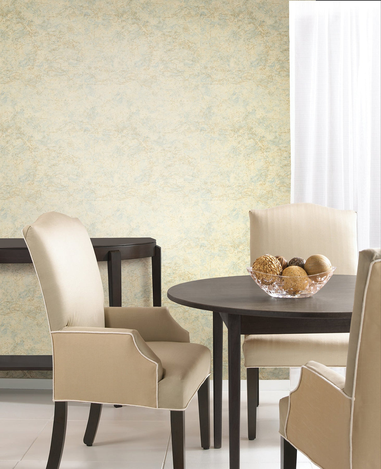 Chesapeake 3113-16176 Canaveral Wheat Nautical Chart Wallpaper