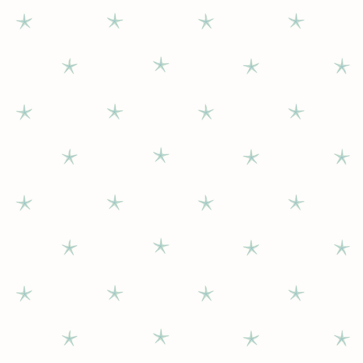 Chesapeake 3113-54542 White Sands Green Starfish Wallpaper