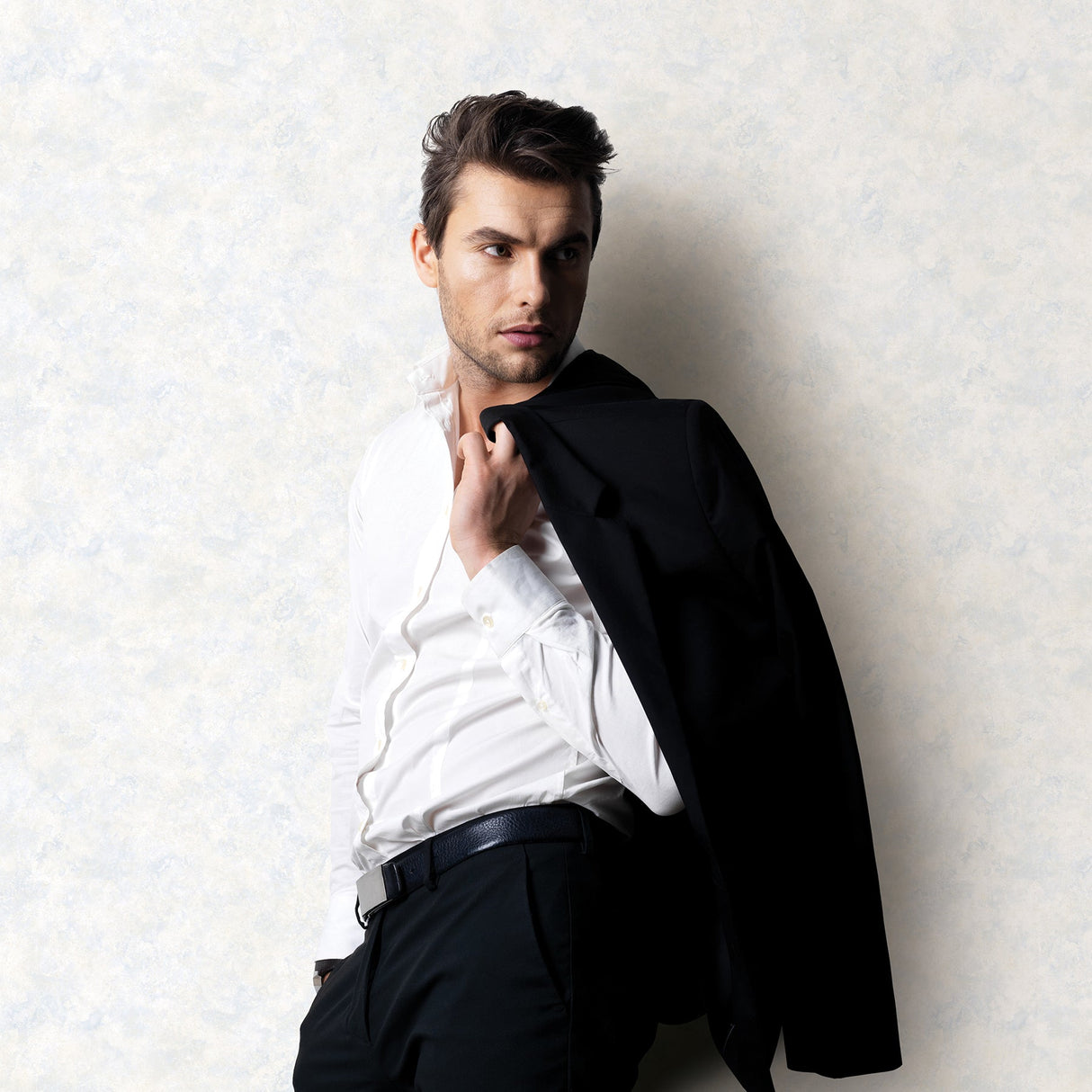 Chesapeake 3114-003394 Astor Blue Texture Wallpaper