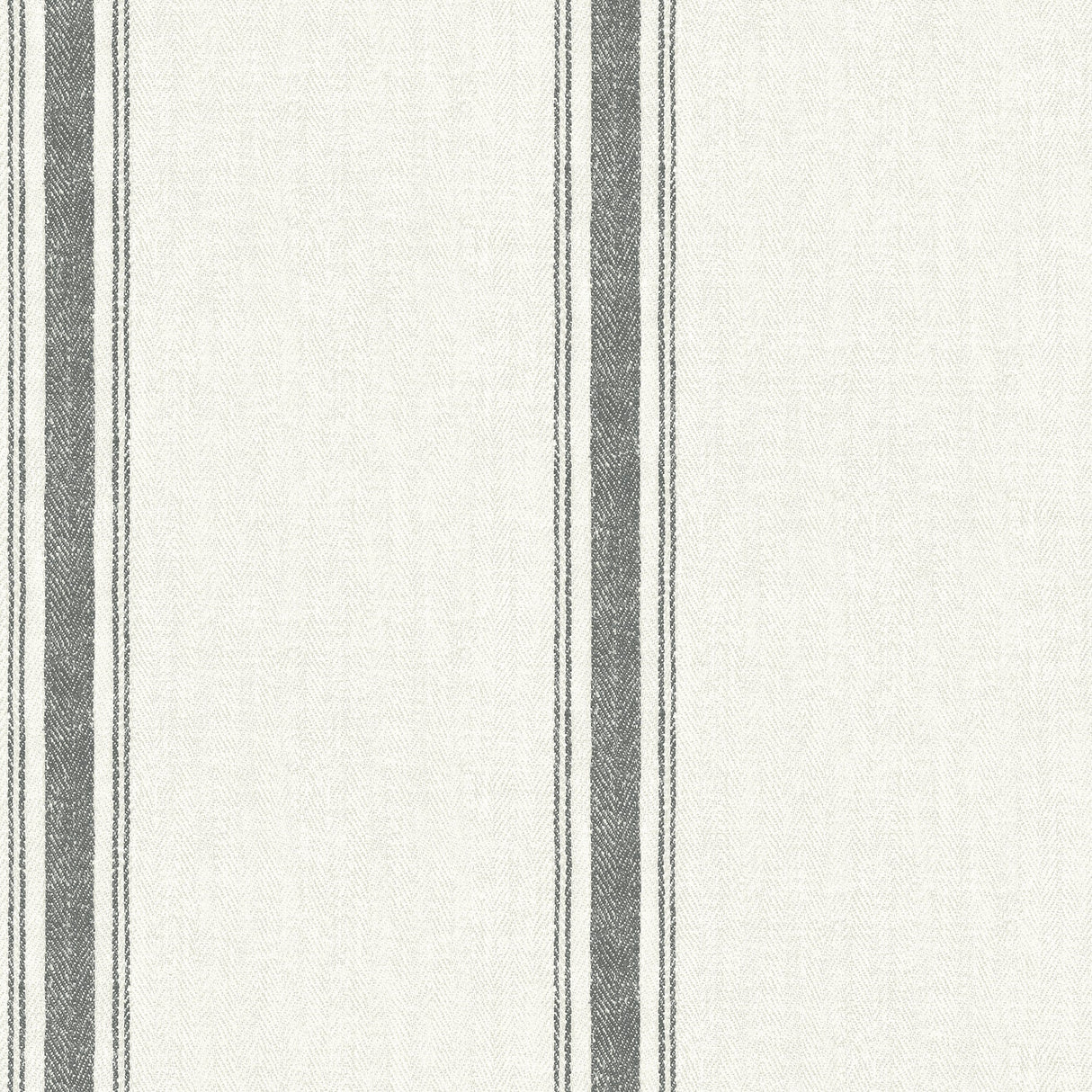 Chesapeake 3115-12461 Linette Black Fabric Stripe Wallpaper