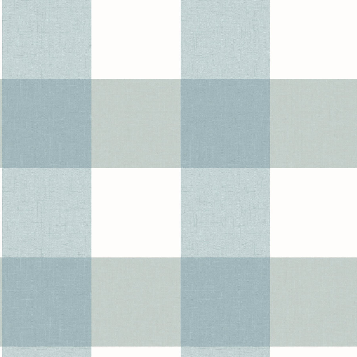 Chesapeake 3115-12535 Amos Teal Gingham Wallpaper