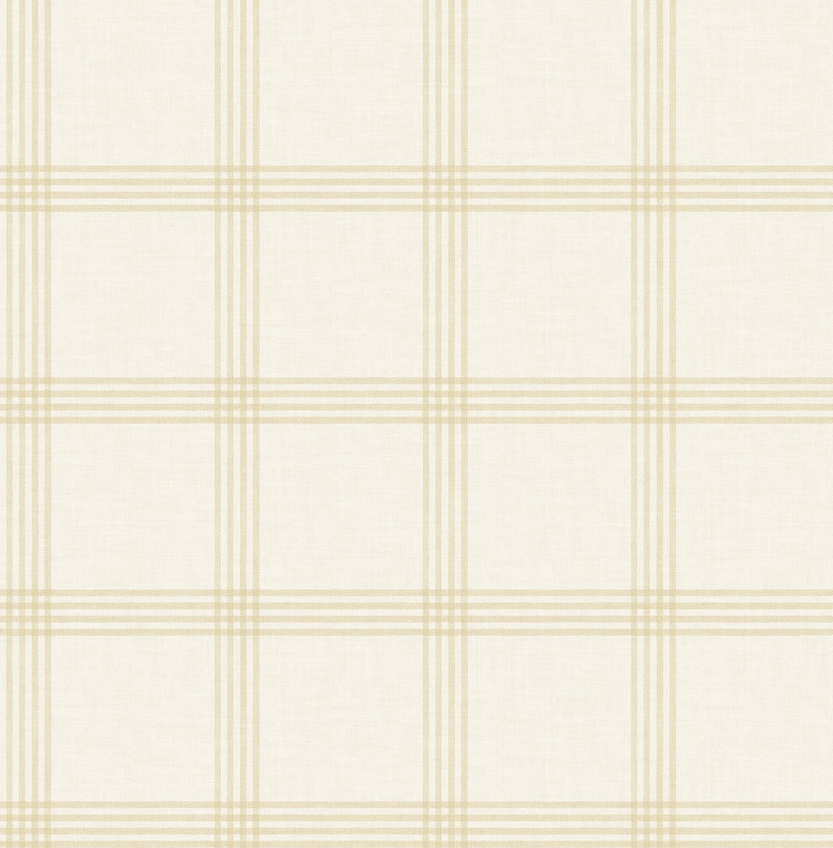 Chesapeake 3115-24476 Twain Wheat Plaid Wallpaper
