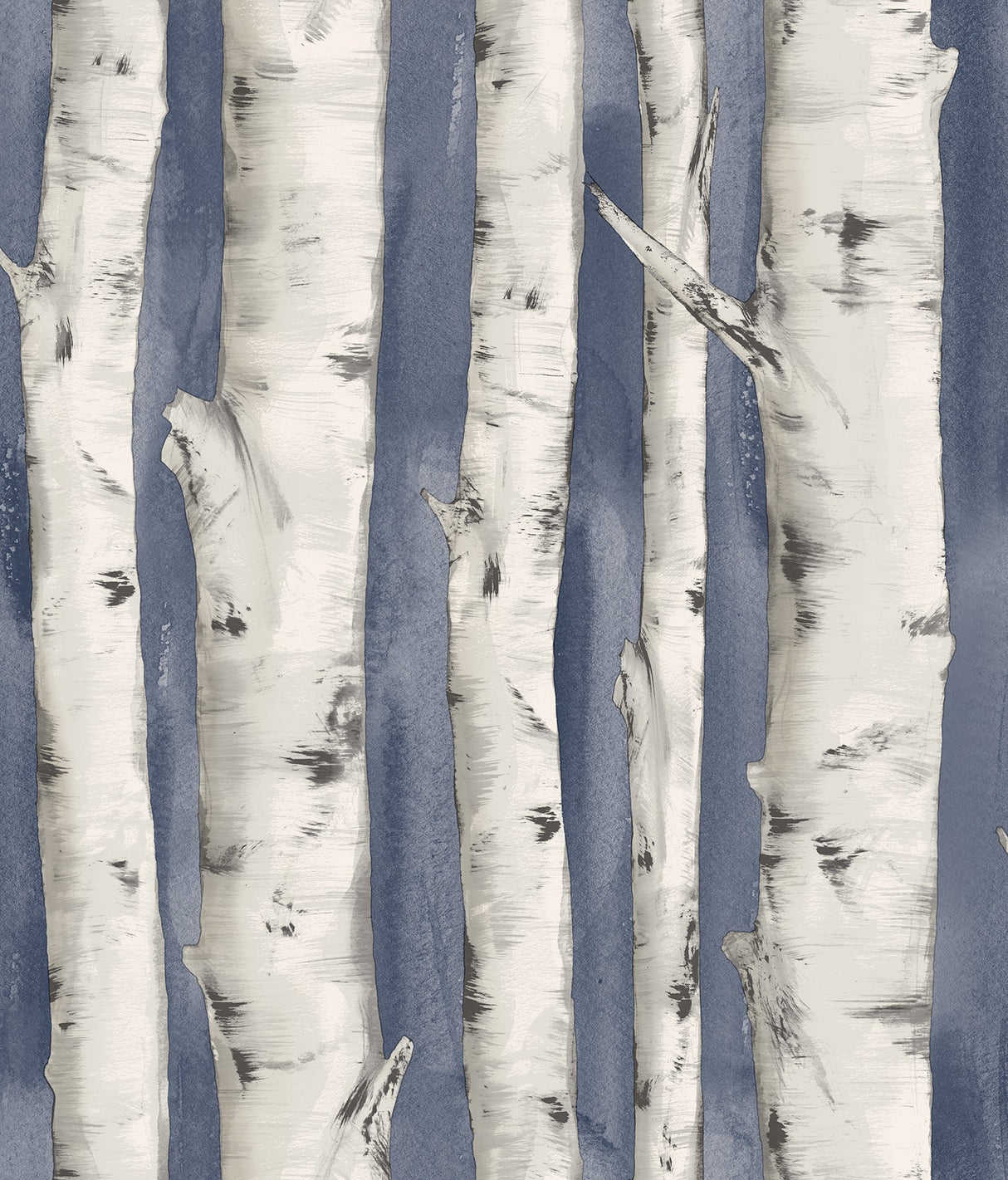 Chesapeake 3118-12604 Pioneer Denim Birch Tree Wallpaper