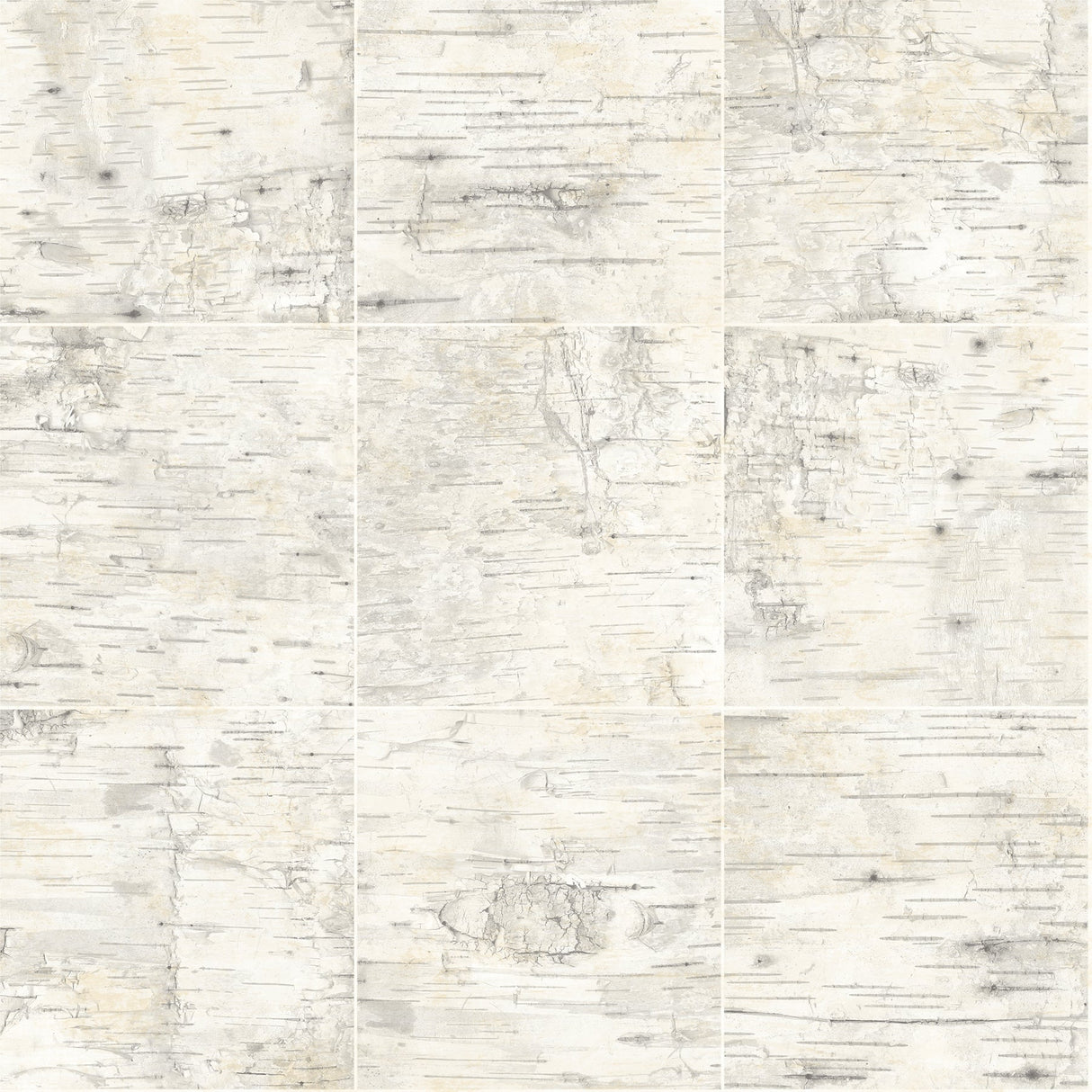 Chesapeake 3118-12642 Champlain Grey Grid Wood Wallpaper