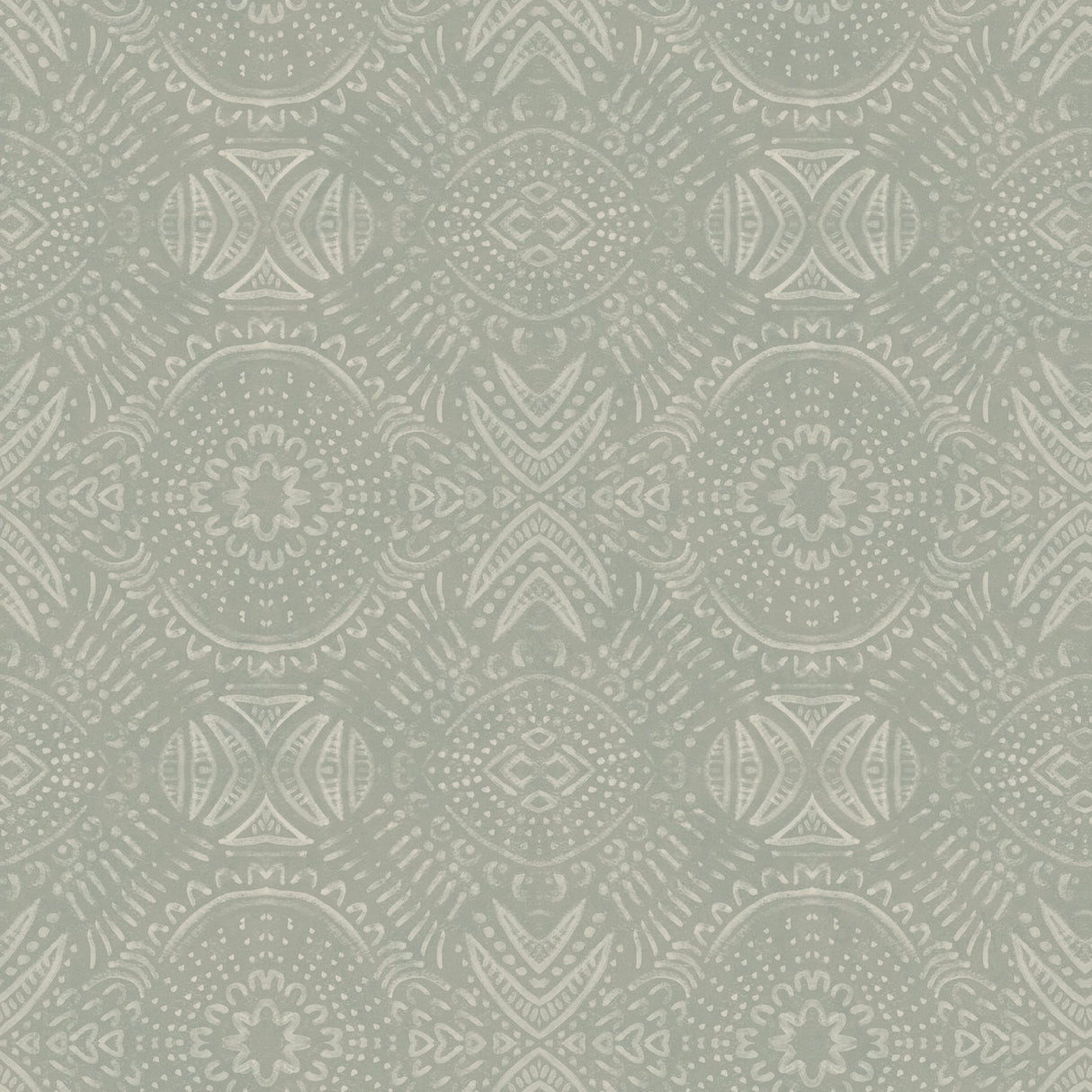 Chesapeake 3118-12662 Java Beige Medallion Wallpaper