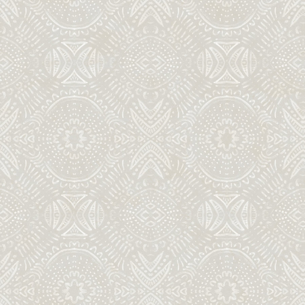 Chesapeake 3118-12664 Java Light Grey Medallion Wallpaper