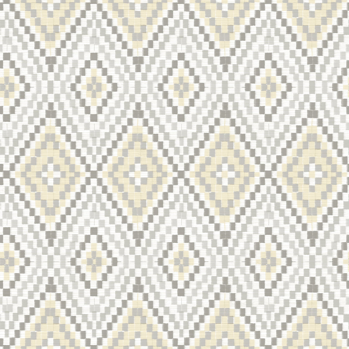 Chesapeake 3118-12711 Ganado Beige Geometric Ikat Wallpaper