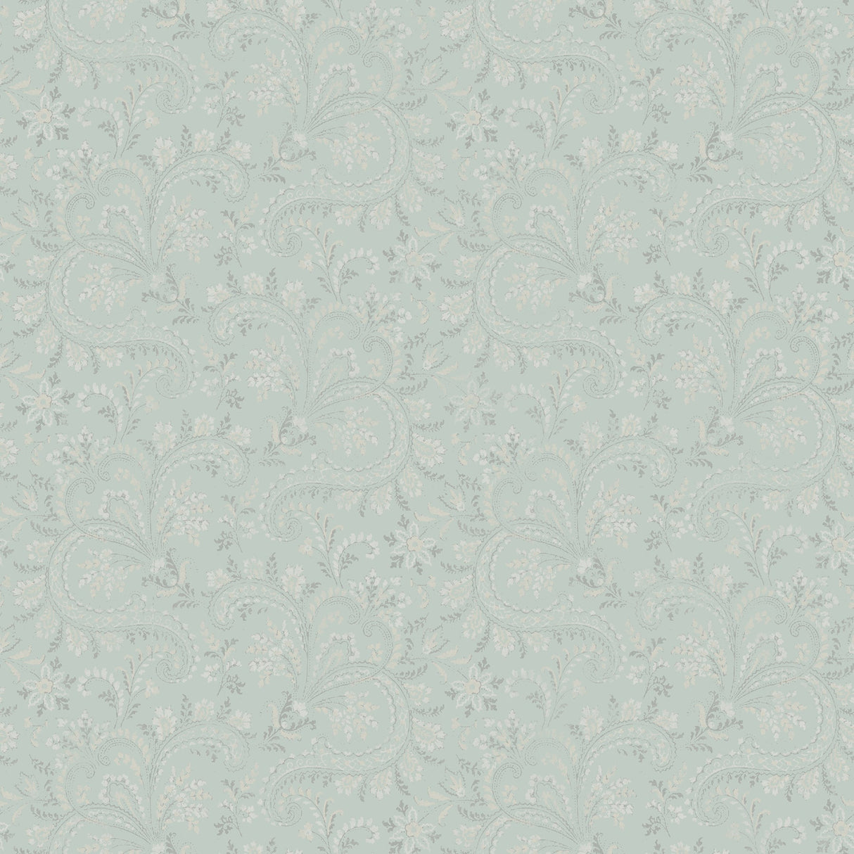 Chesapeake 3119-01386 Sycamore Sage Paisley Floral Wallpaper