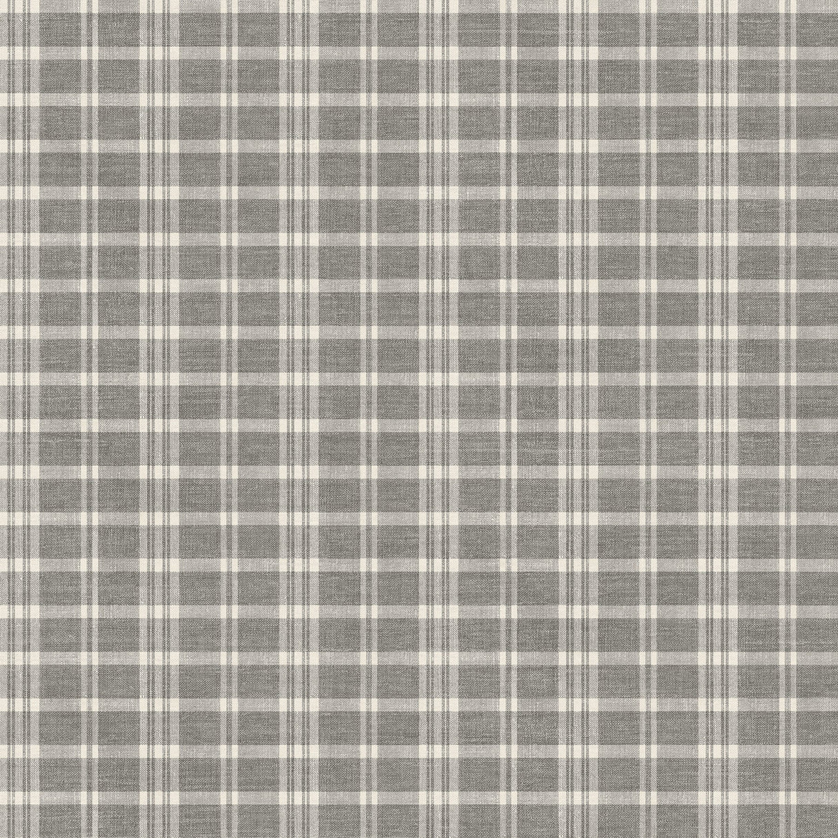 Chesapeake 3119-02148 Tristan Grey Prairie Gingham Wallpaper