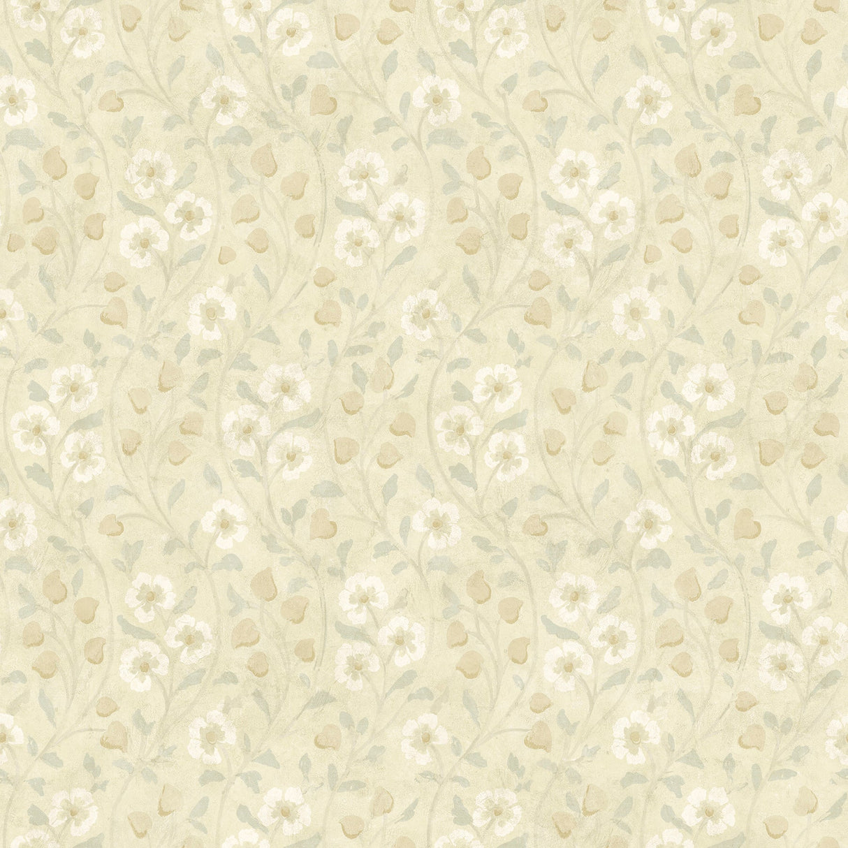 Chesapeake 3119-13053 Patsy Beige Floral Wallpaper