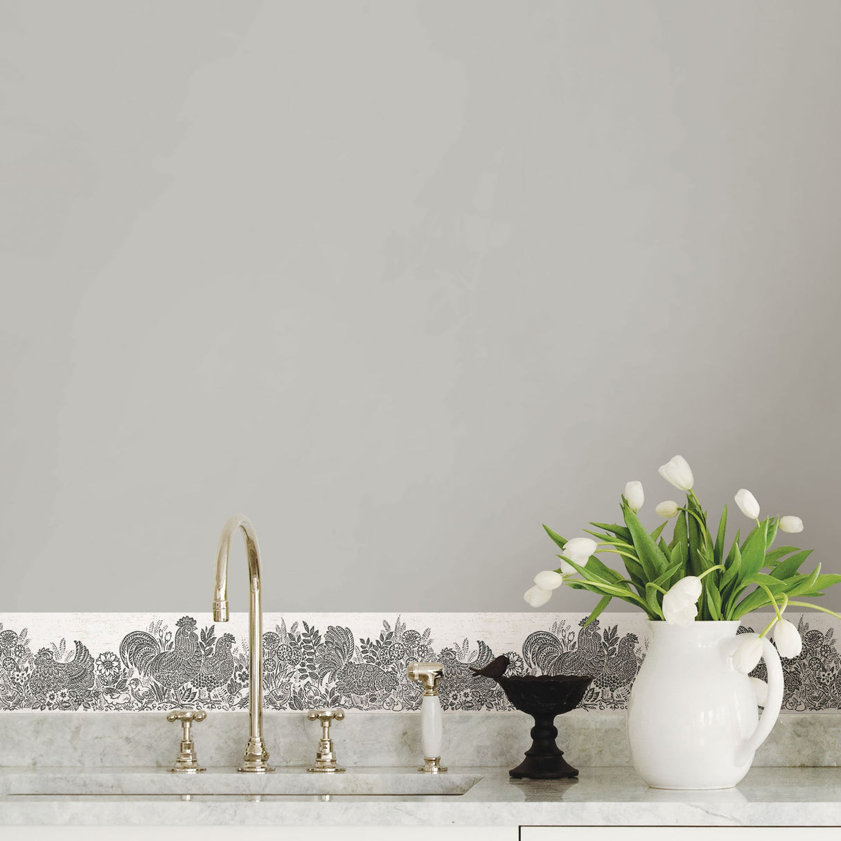 Chesapeake 3119-13552B Parton Black Chicken Border