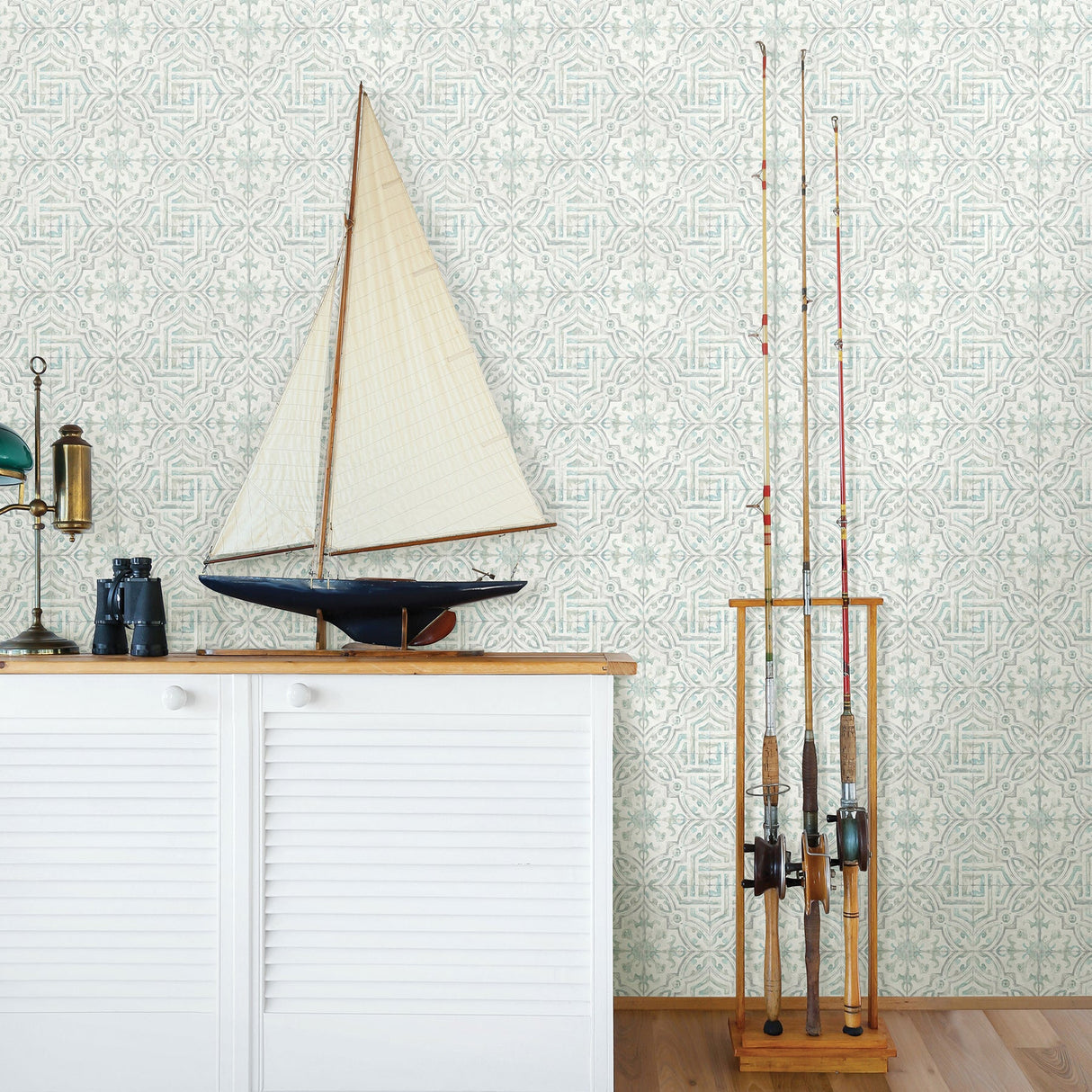 Chesapeake 3120-12336 Sonoma Light Grey Beach Tile Wallpaper