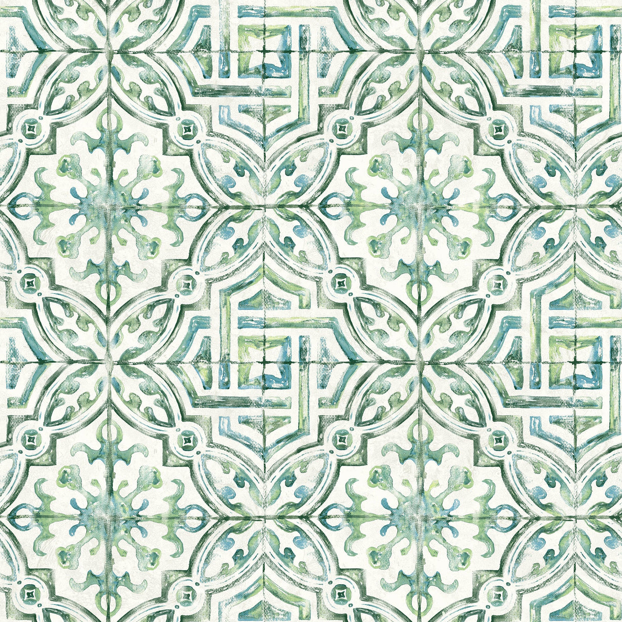 Chesapeake 3120-12338 Sonoma Green Beach Tile Wallpaper