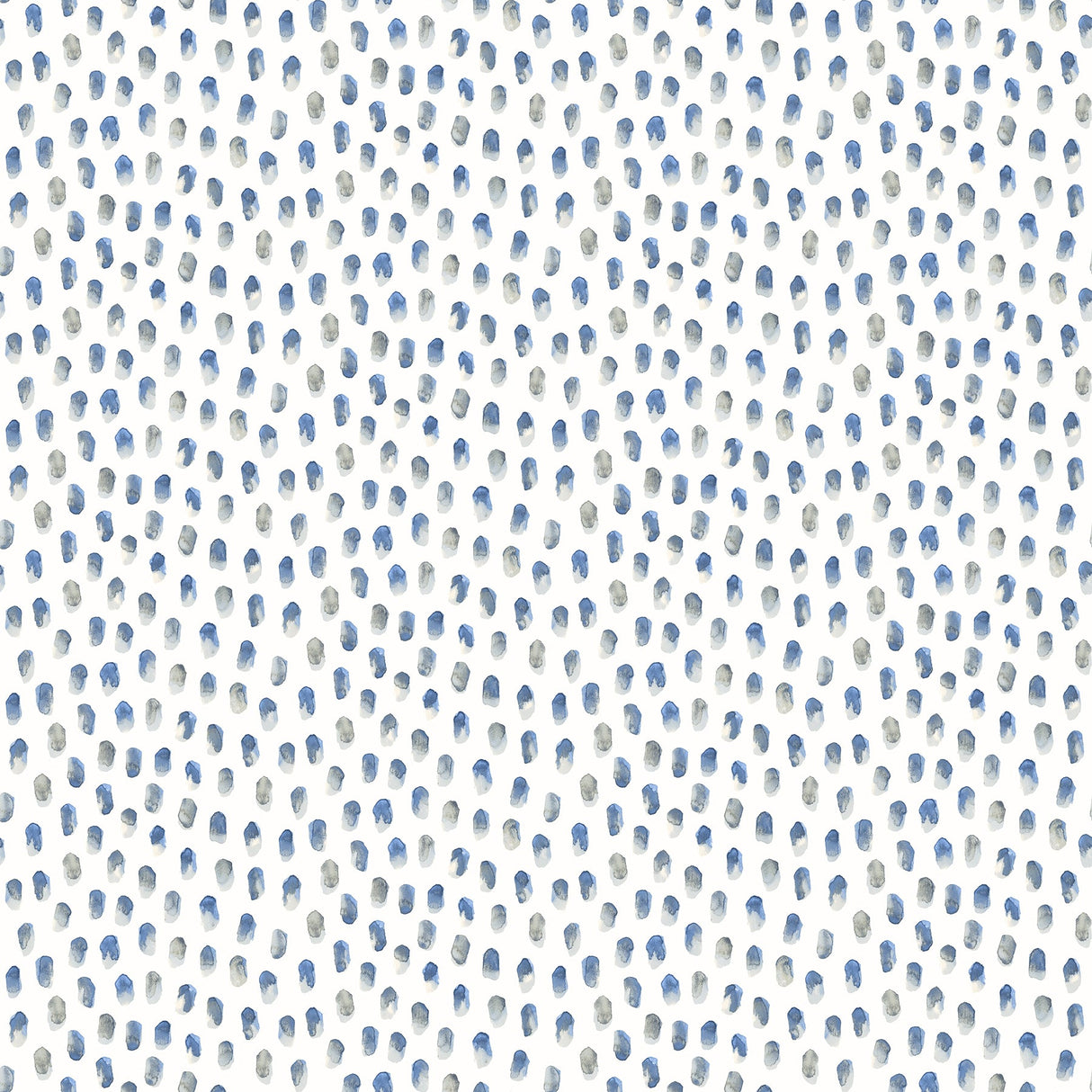 Chesapeake 3120-13614 Sand Drips Blue Painted Dots Wallpaper