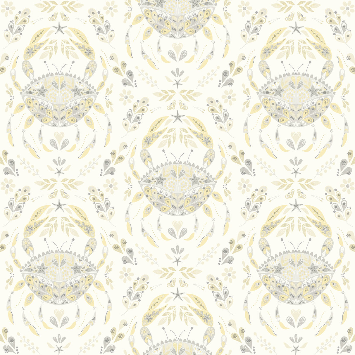 Chesapeake 3120-13643 Annapolis Grey Crustation Wallpaper