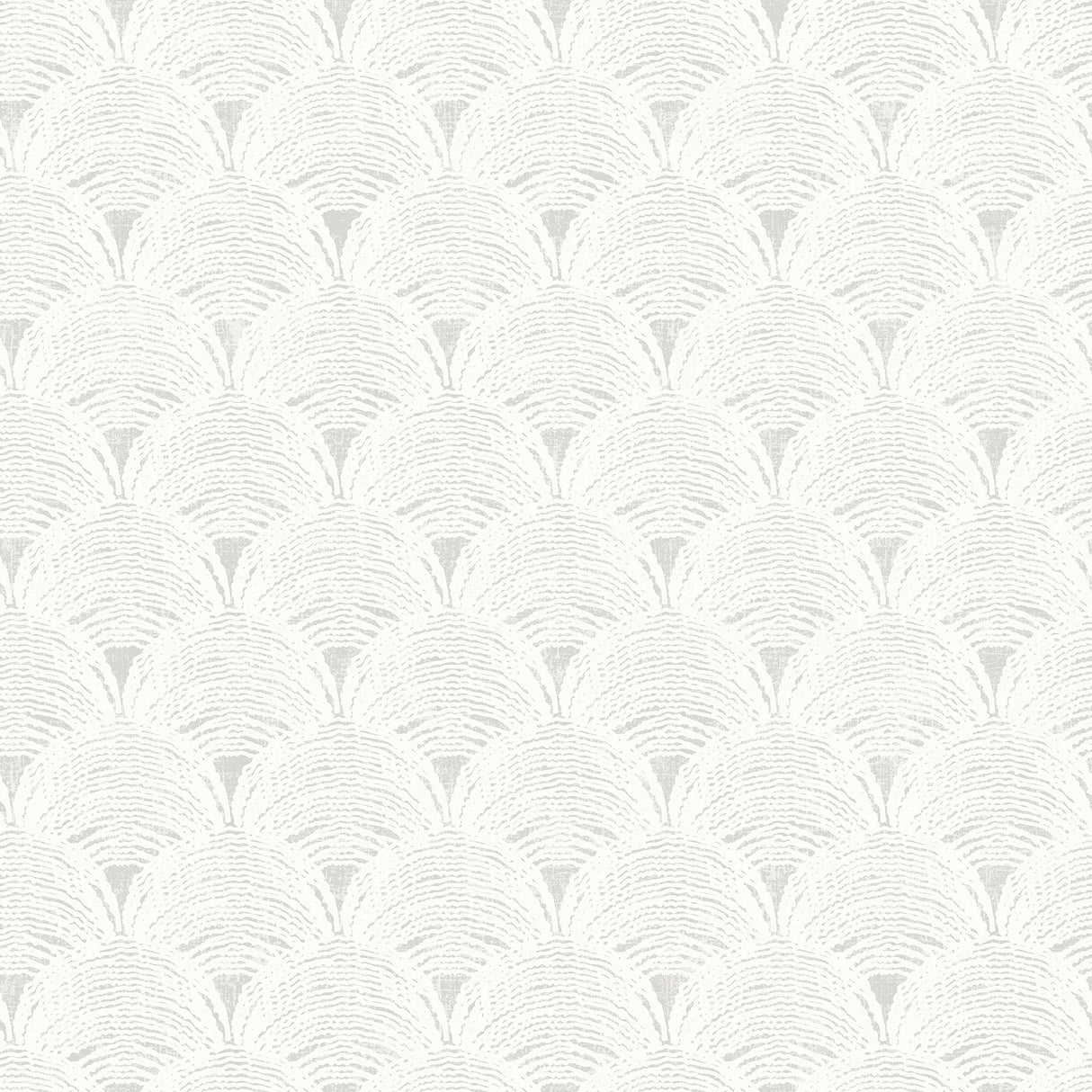 Chesapeake 3120-13655 Santiago Grey Scalloped Wallpaper
