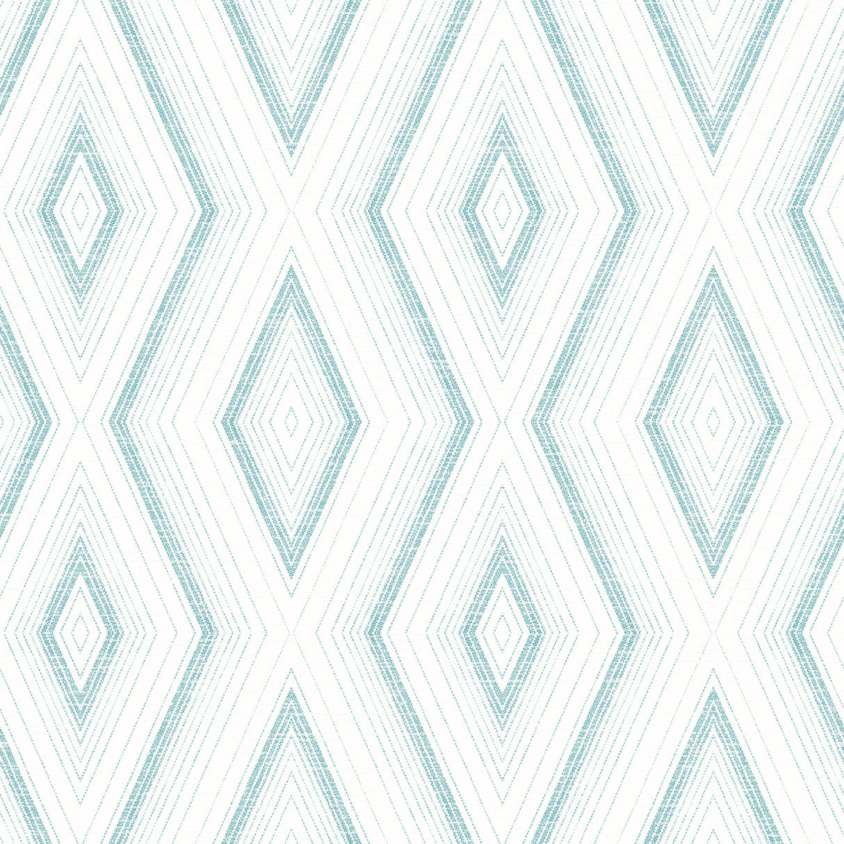 Chesapeake 3120-13661 Santa Cruz Turquoise Geometric Wallpaper