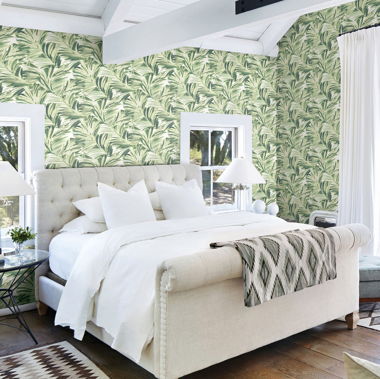 Chesapeake 3120-13712 Chaparral Green Fronds Wallpaper