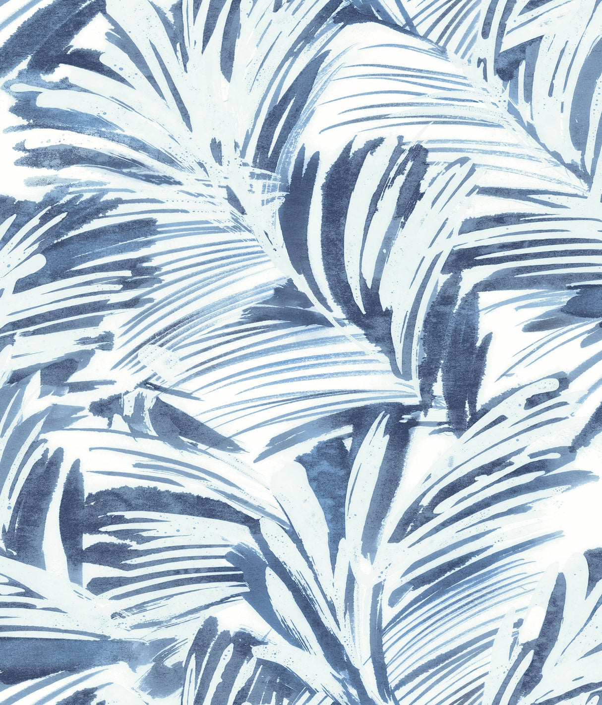 Chesapeake 3120-13714 Chaparral Blue Fronds Wallpaper
