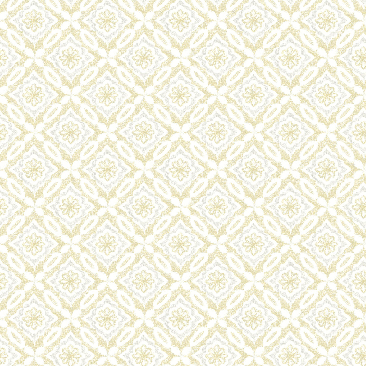 Chesapeake 3122-10703 Hugson Yellow Quilted Damask Wallpaper