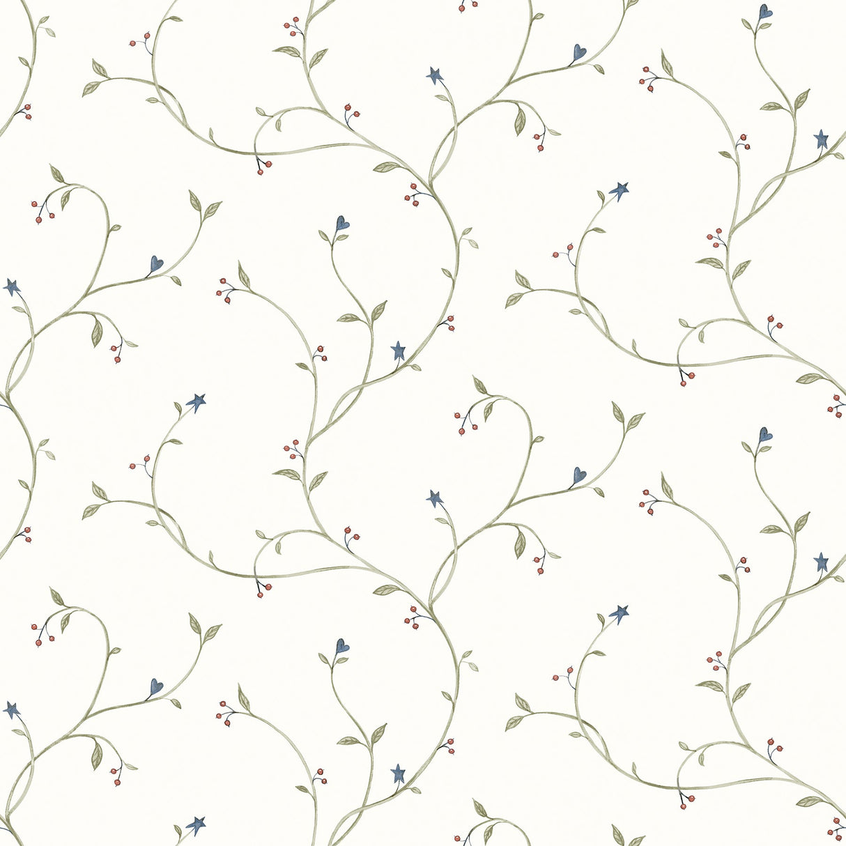 Chesapeake 3123-09158 Kurt Cream Tin Star Trail Wallpaper