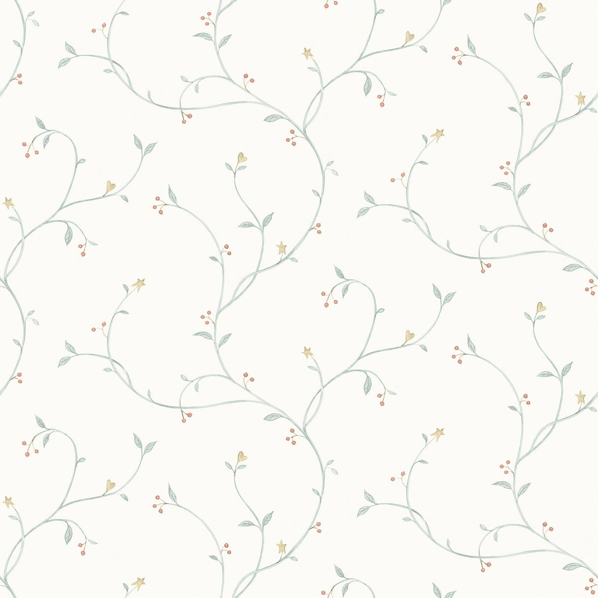 Chesapeake 3123-09159 Kurt Seafoam Tin Star Trail Wallpaper