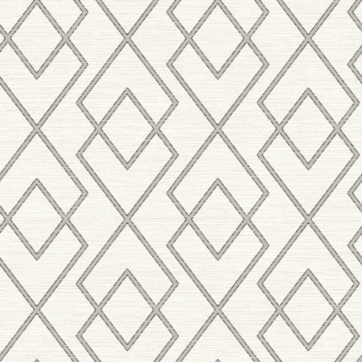 Chesapeake 3123-12425 Blaze Grey Trellis Wallpaper