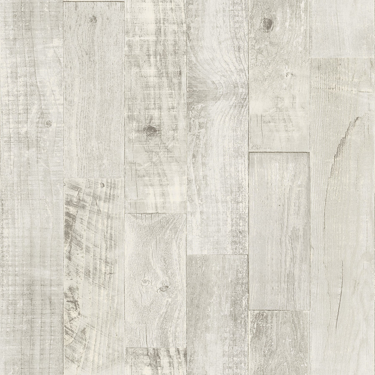 Chesapeake 3123-12694 Chebacco Light Grey Wooden Planks Wallpaper