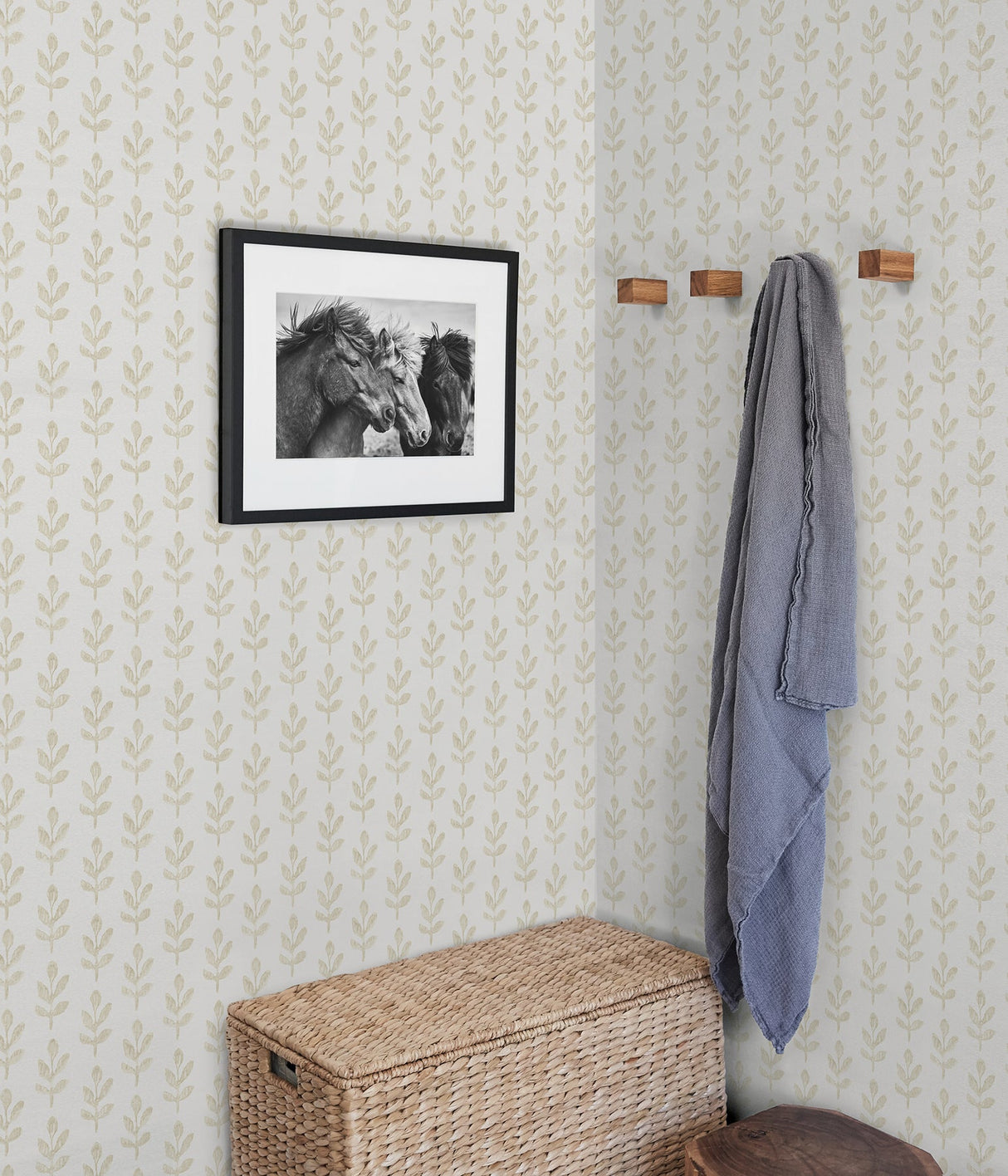 Chesapeake 3123-13843 Whiskers Wheat Leaf Wallpaper