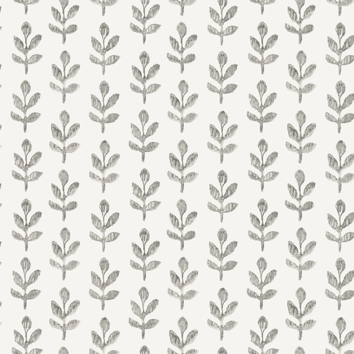 Chesapeake 3123-13844 Whiskers Dark Grey Leaf Wallpaper