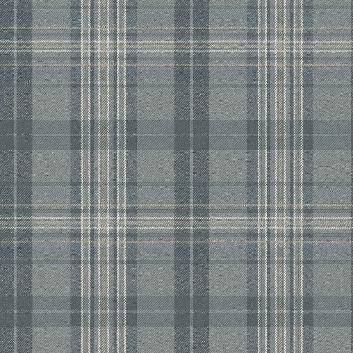 Chesapeake 3123-330214 Austin Slate Plaid Wallpaper