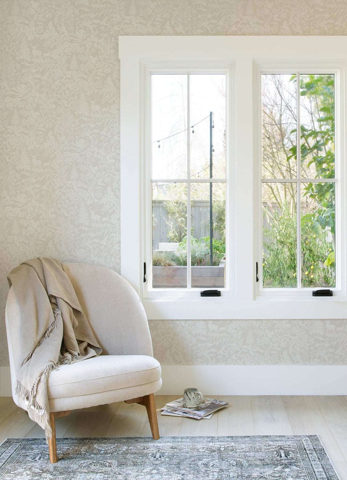 Chesapeake 3125-72320 Alrick Dove Forest Venture Wallpaper