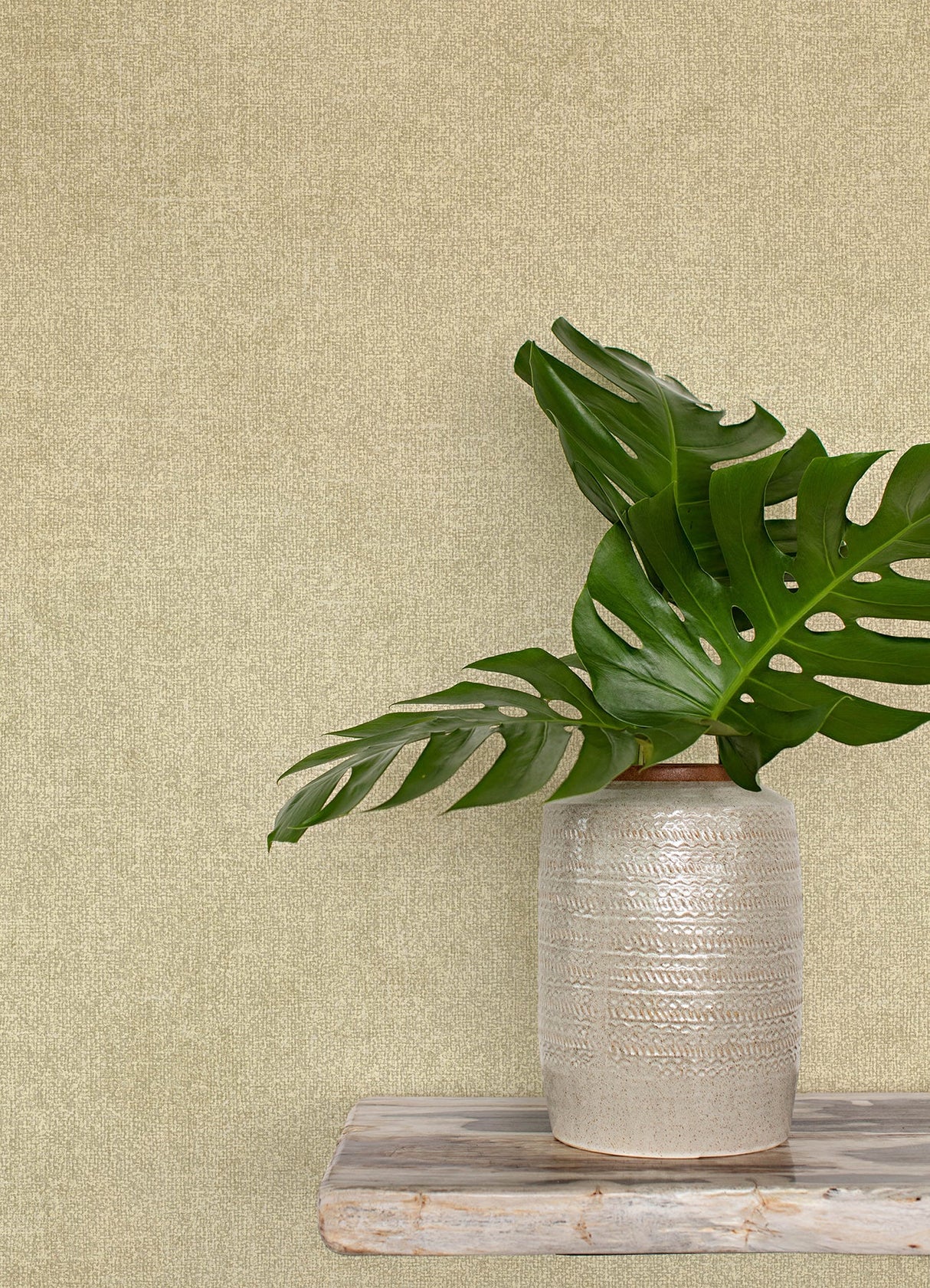 Chesapeake 3125-72358 Homespun Light Brown Textured Wallpaper