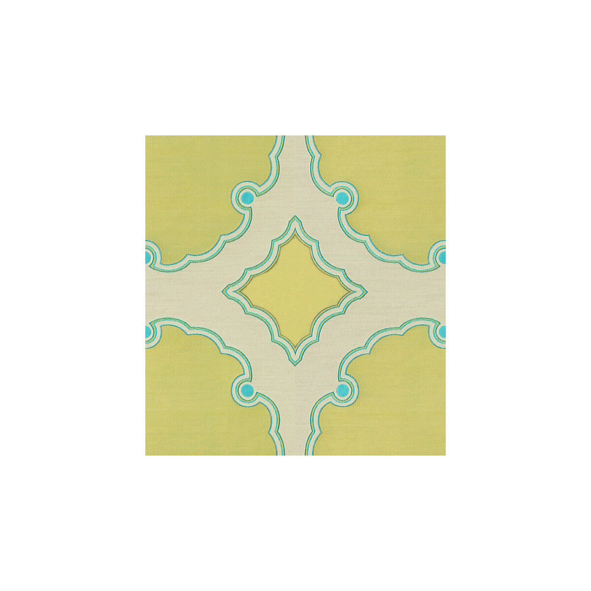 KRAVET COUTURE 31272.313.0 INTERPRETATION CITRON TEAL Fabric - Eade's Wallpaper