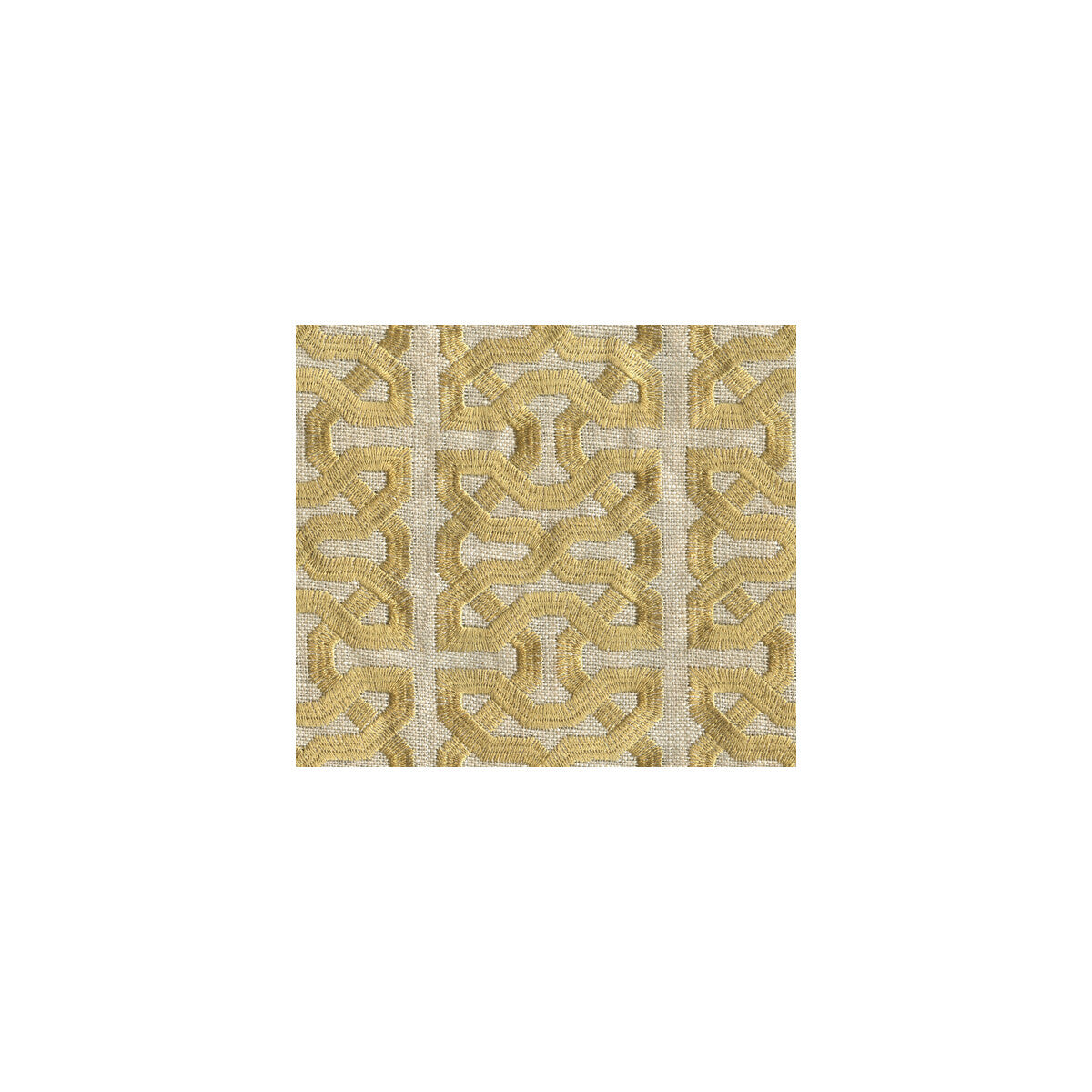 KRAVET COUTURE 31459.416.0 CEYLON KEY SPUNGOLD Fabric - Eade's Wallpaper