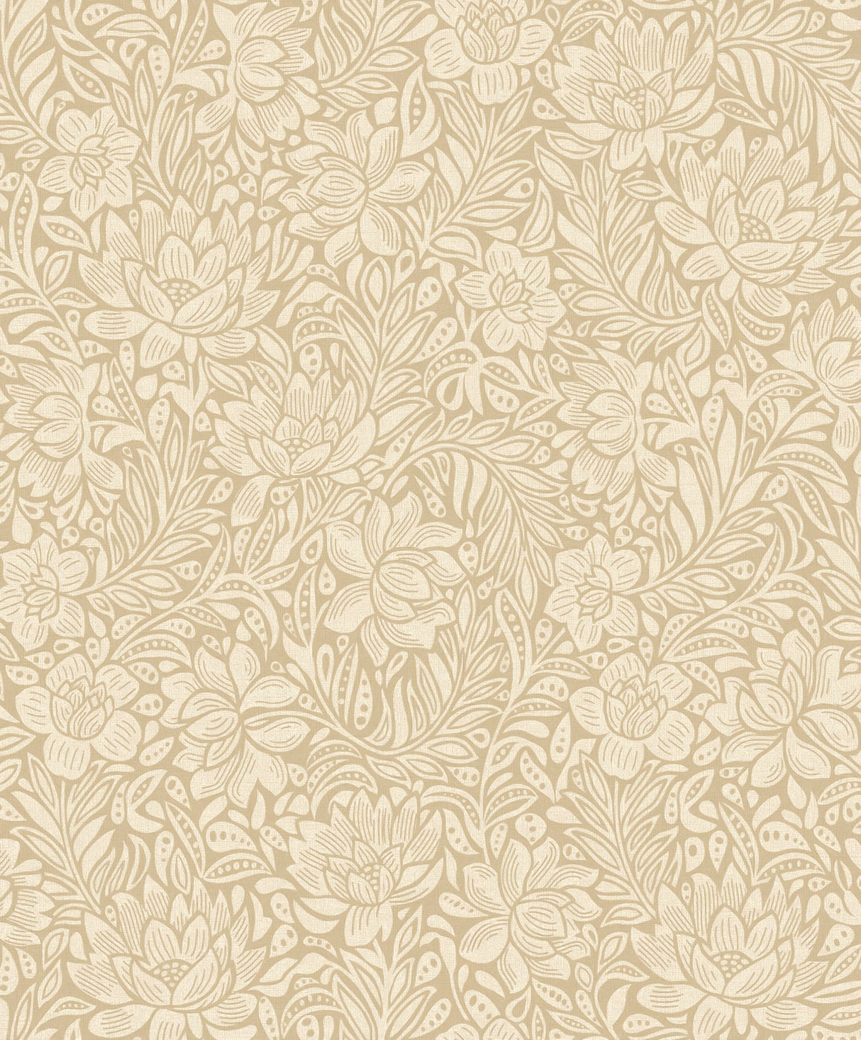 Eijffinger 316021 Zahara Wheat Floral Wallpaper