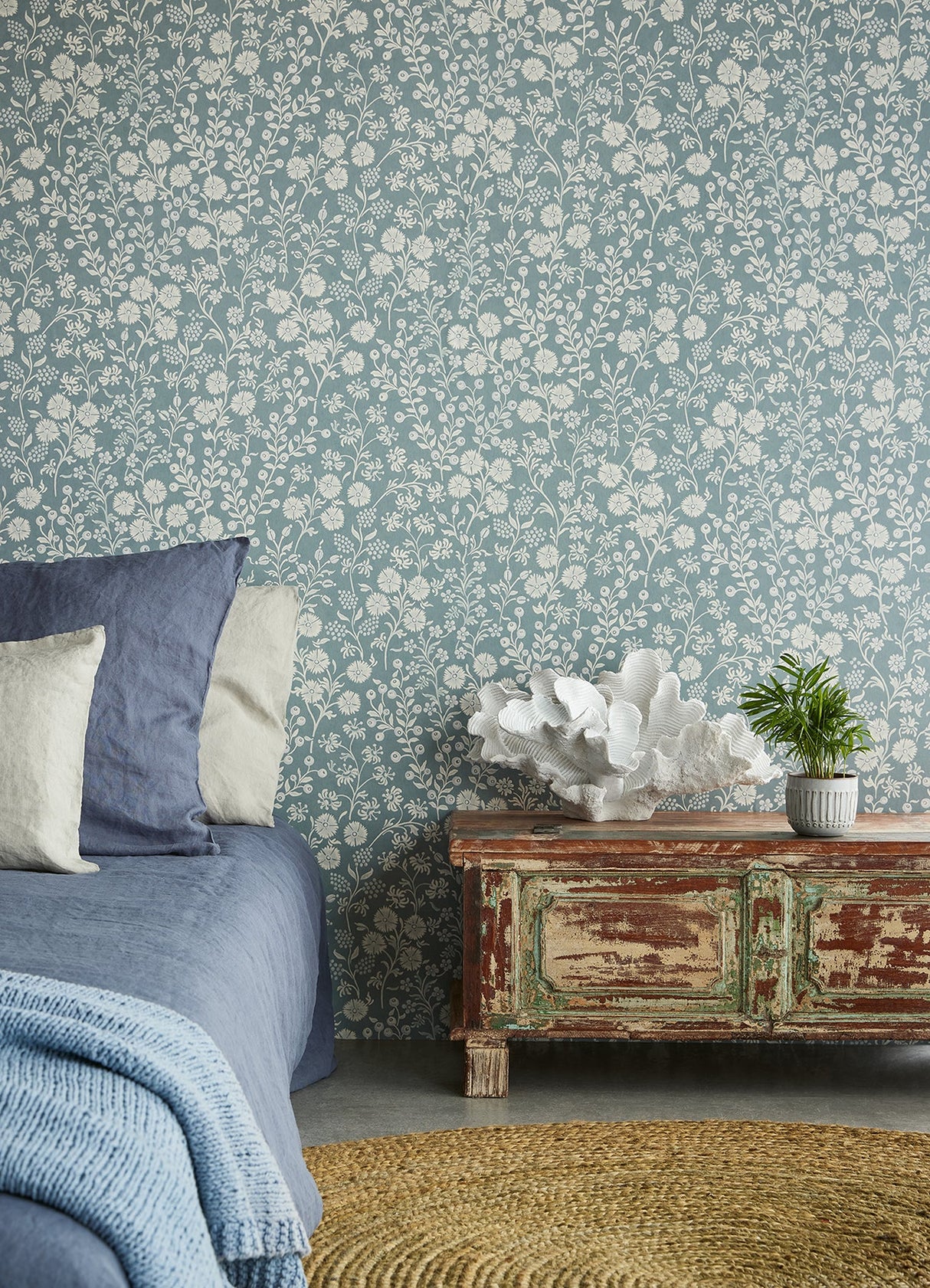 Eijffinger 316046 Liana Teal Trail Wallpaper